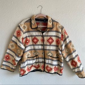 Jane Ashley Tapestry Jacket Southwestern Print